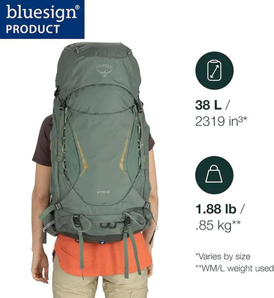 Osprey Kyte 38 Backpacking Pack - Women - Shop  Backpacking Packs at  Trekaline