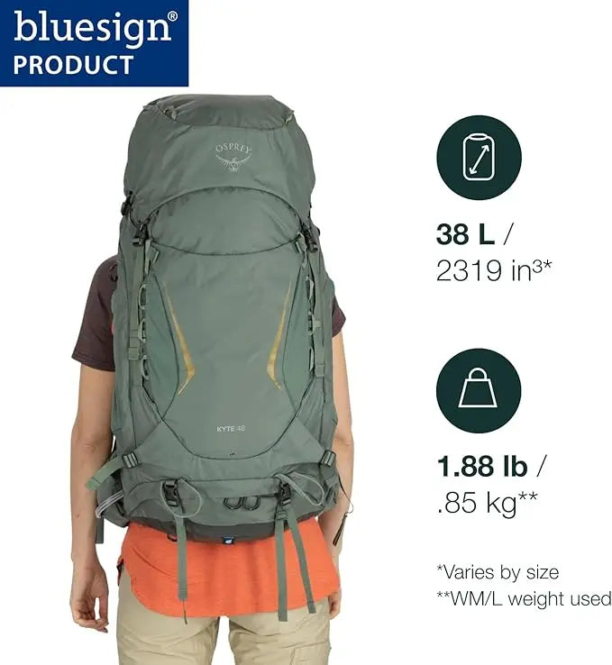 Osprey Kyte 38 Backpacking Pack - Women - Shop  Backpacking Packs at  Trekaline