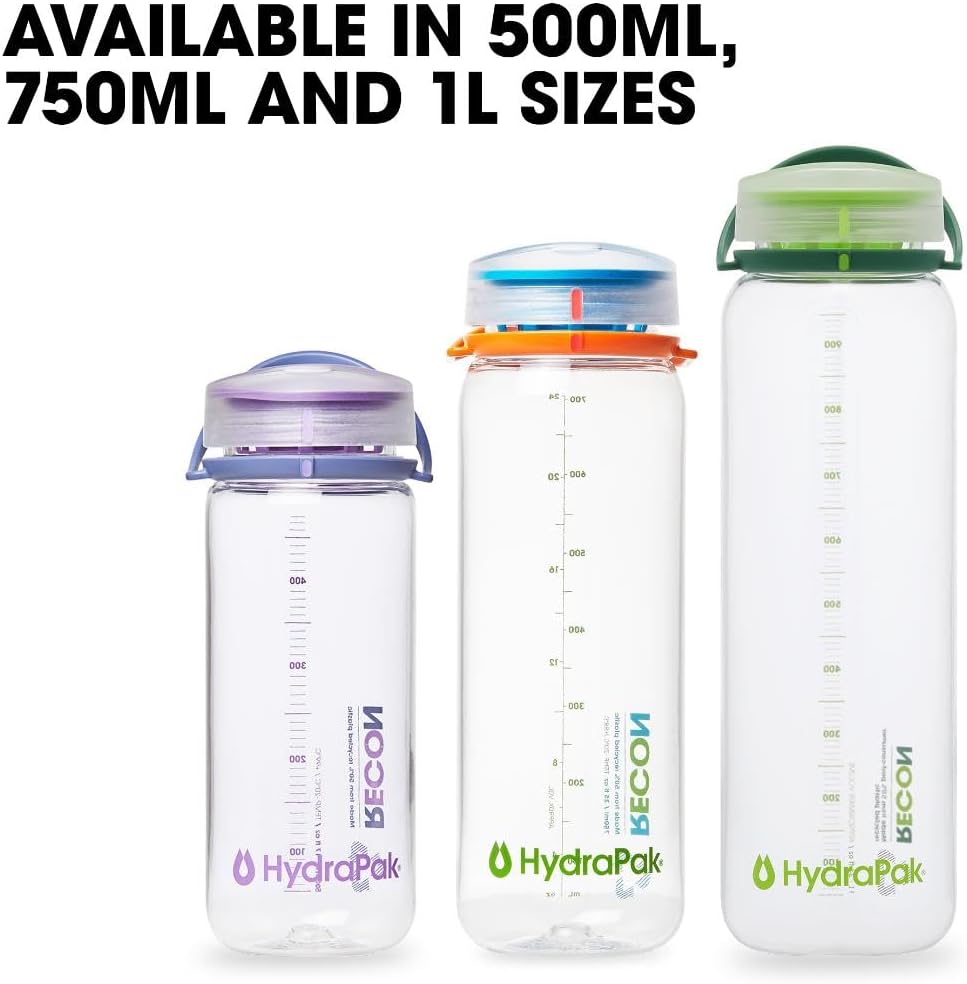 HydraPak Recon Eco-Friendly Water Bottle 1L