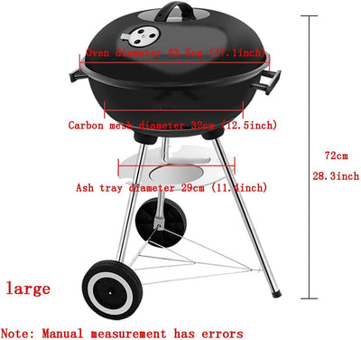 Procamp 17 Inch Enamel Kettle BBQ Grill - Shop  Charcoal Grills at  Trekaline
