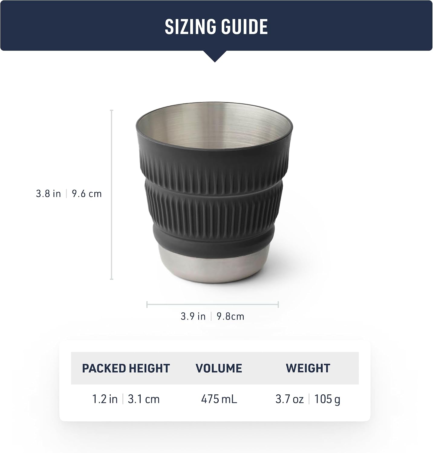 Sea to Summit Detour Stainless Steel Collapsible Mug 16 oz - Shop  Camping Cups at  Trekaline