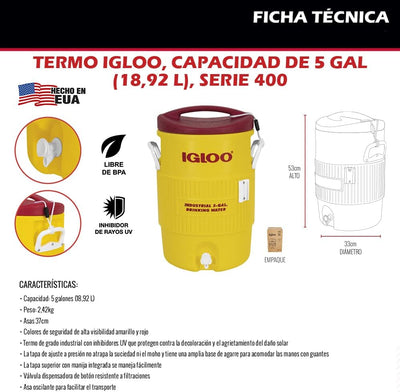 400 Series - 5 Gallon / 19L - Shop  Water Jugs at  Trekaline