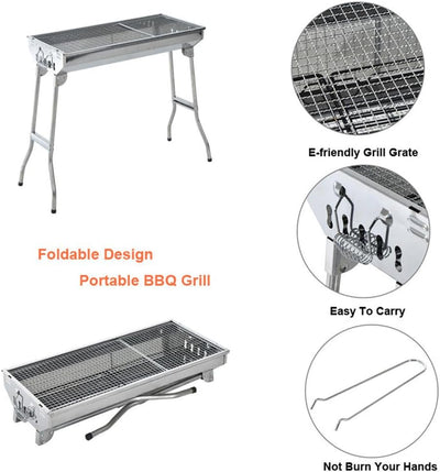 Procamp Stainless Steel Charcoal BBQ Grill - Shop  Charcoal Grills at  Trekaline