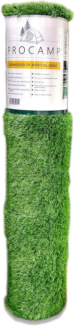 Procamp Artificial Turf Grass 1m x 4m - Shop  Garden Landscaping at  Trekaline