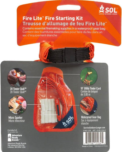 Survive Outdoors Longer Fire Lite Kit in Dry Bag