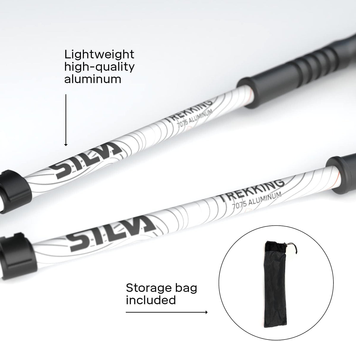 Silva Trekking Poles Aluminum