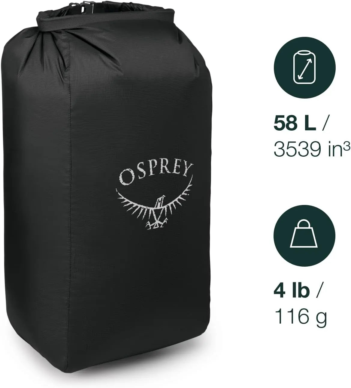 Osprey Ultralight Pack Liner Medium - Shop  Roll-Top Stuff Sacks at  Trekaline