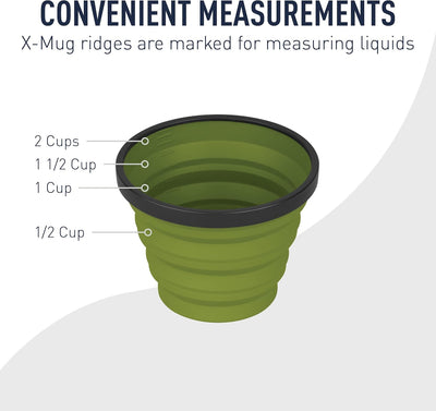 Sea to Summit X-Mug Collapsible Mug 16 oz - Shop  Camping Mugs at  Trekaline