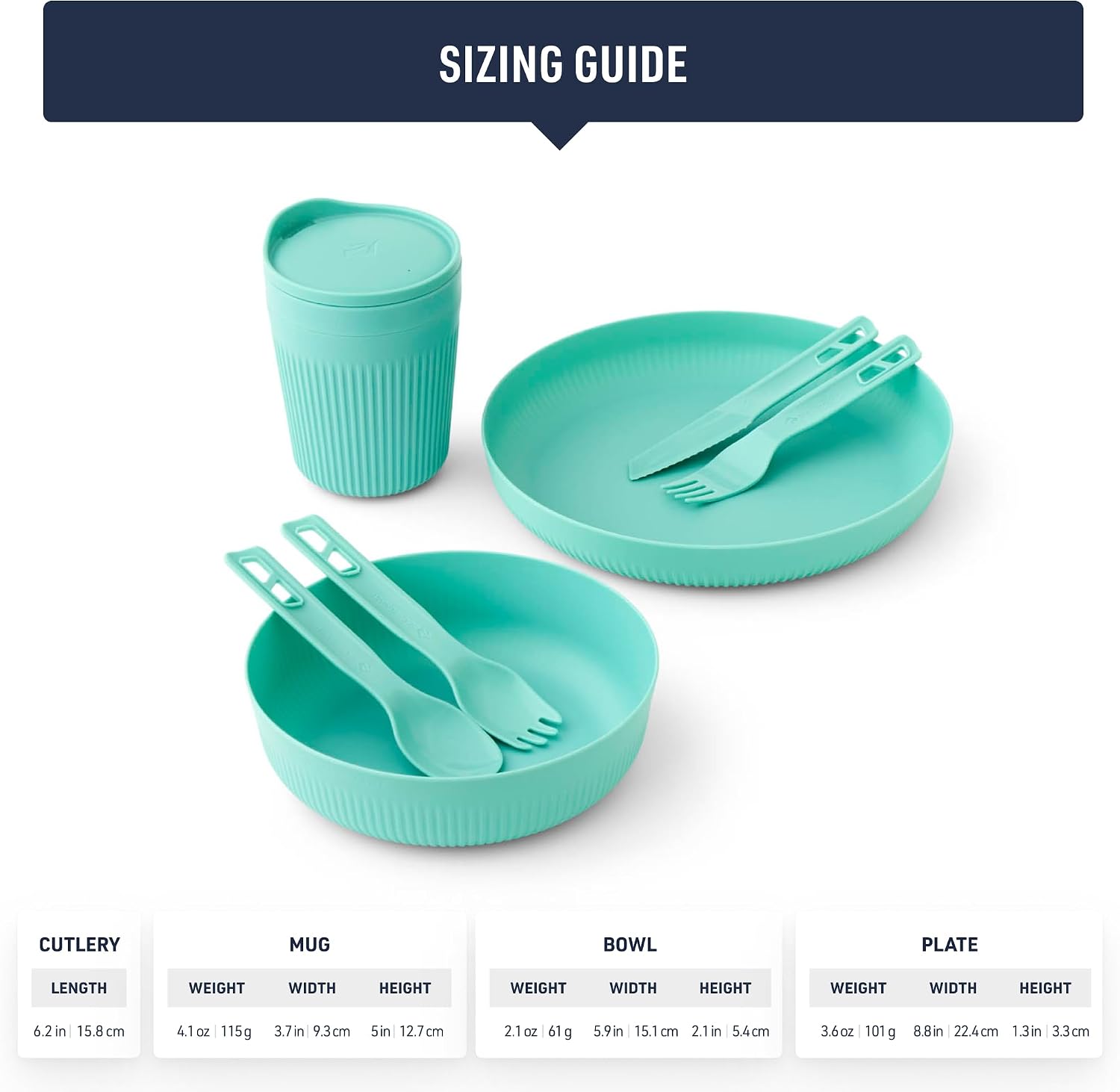 Sea to Summit Passage Dinnerware Set 7 Piece - Shop  Camping Utensil Sets at  Trekaline