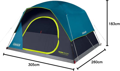Coleman Dark Room Skydome Tent 6-Person - Shop  Camping Tents at  Trekaline