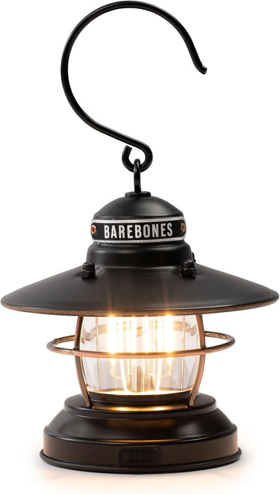 Barebones Edison Mini Lantern Antique Bronze - Shop  Electric Lanterns at  Trekaline