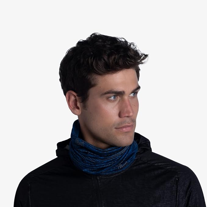 Buff Reflective DryFlx Neckwear - Solid Blue