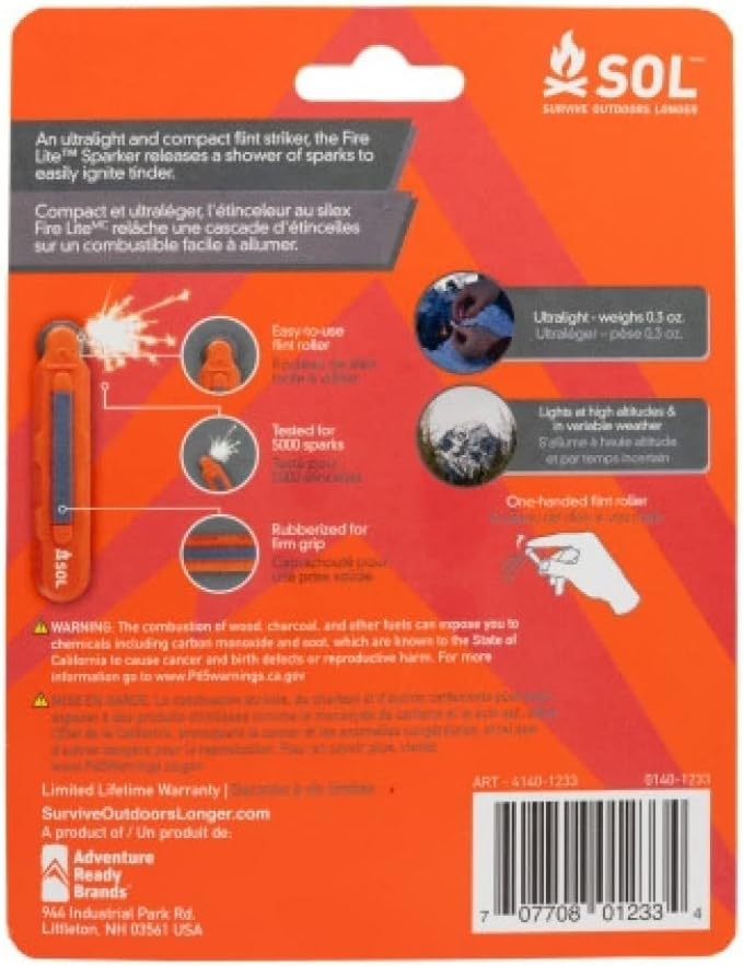 Survive Outdoors Longer Fire Lite Micro Sparker 2 Pack