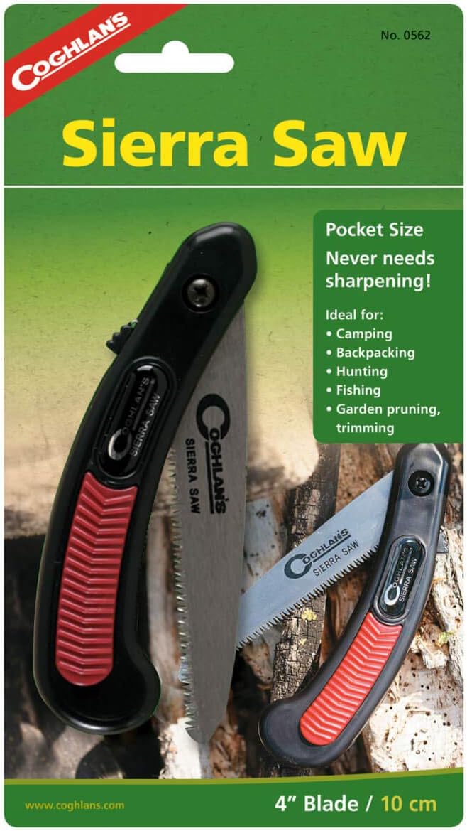 Coghlan's Pocket Sierra Folding Saw - Shop  Camp Saws at  Trekaline