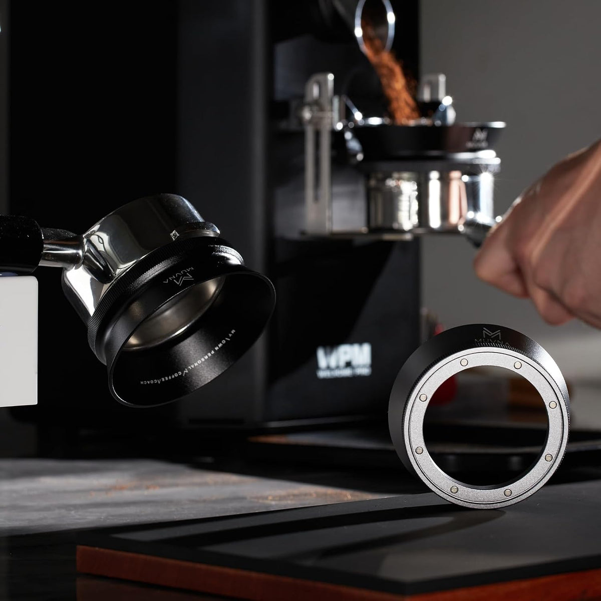 Muvna Espresso Magnetic Dosing Funnel 58mm