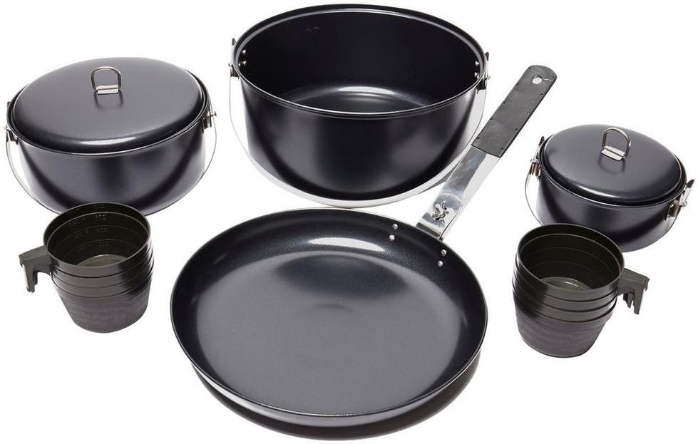 Vango Non-Stick 8 Person Cook Kit - Shop  Cooksets at  Trekaline