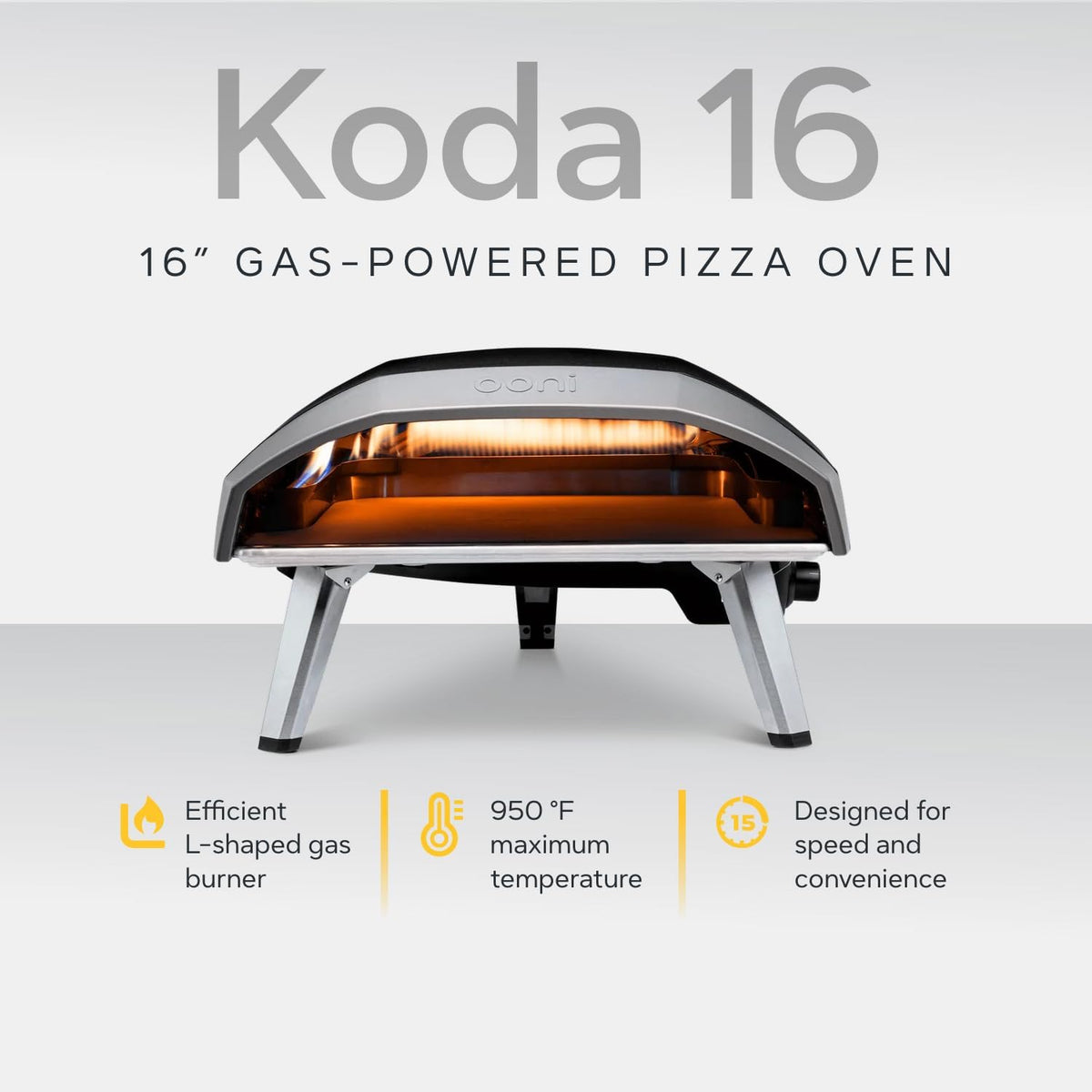 Ooni Koda 16 Gas Powered Pizza Oven - Shop  Camp Ovens at  Trekaline