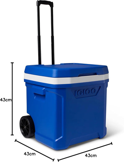 Igloo Profile II Roller Cooler Majestic Blue 60 Quart - Shop  Hard-sided Coolers at  Trekaline