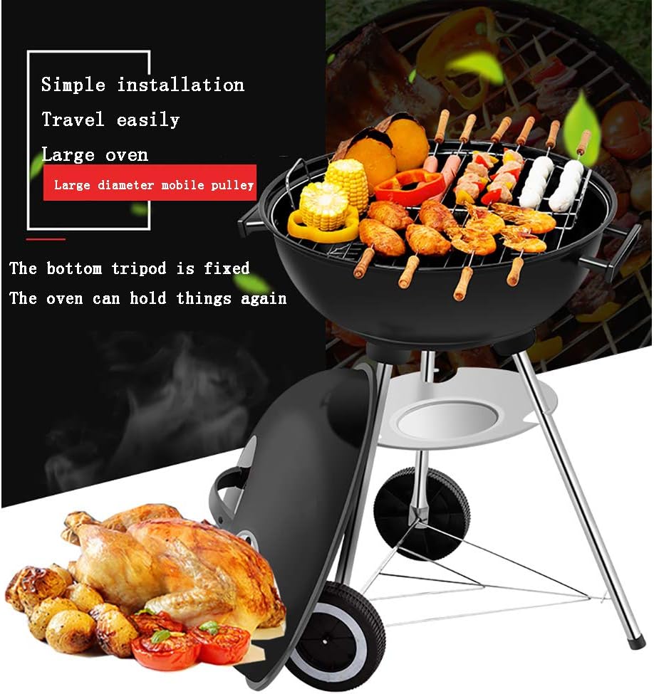 Procamp 17 Inch Enamel Kettle BBQ Grill - Shop  Charcoal Grills at  Trekaline