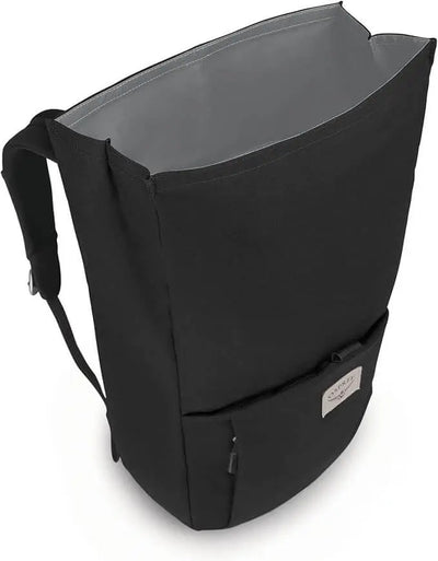 Osprey Arcane Roll Top backpack, durable everyday bag with modern design, crafted from recycled fabric.