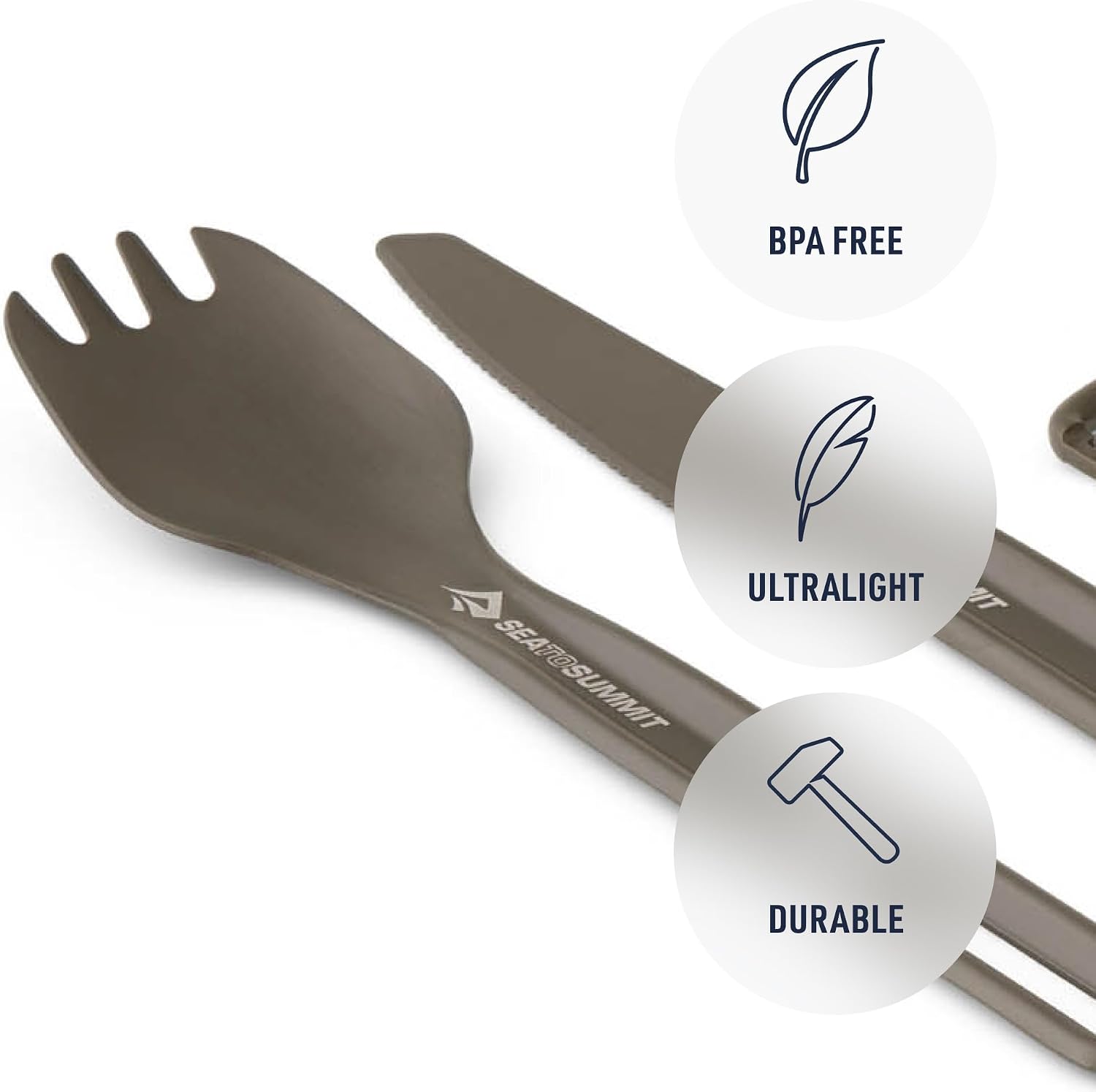 Sea to Summit Frontier Ultralight Spork and Knife - Shop  Camping Utensil Sets at  Trekaline