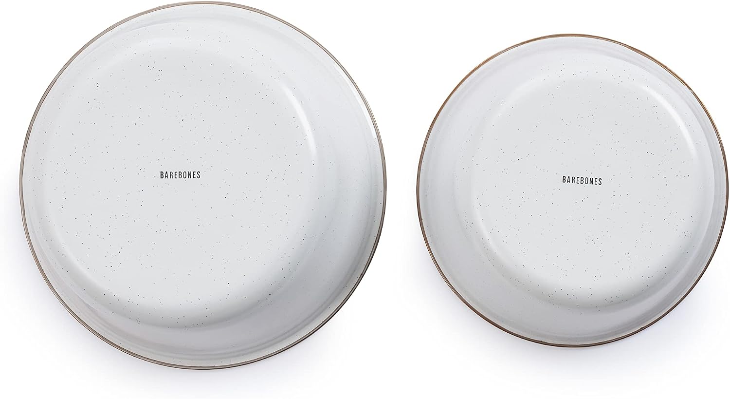 Barebones Enamel Eggshell Mixing Bowl Set of 2 - Shop  Camping Bowls at  Trekaline