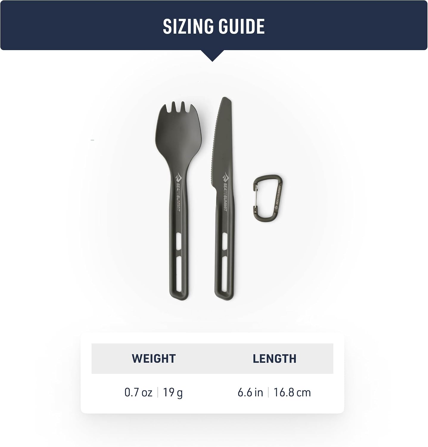 Sea to Summit Frontier Ultralight Spork and Knife - Shop  Camping Utensil Sets at  Trekaline
