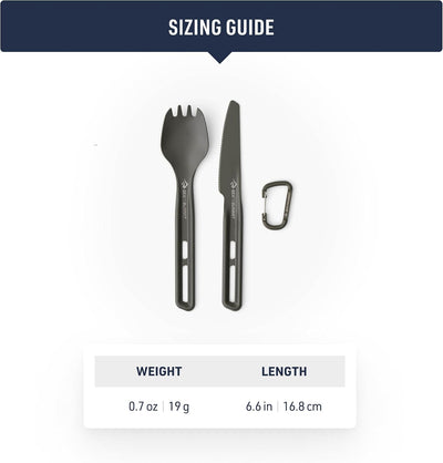 Sea to Summit Frontier Ultralight Spork and Knife - Shop  Camping Utensil Sets at  Trekaline