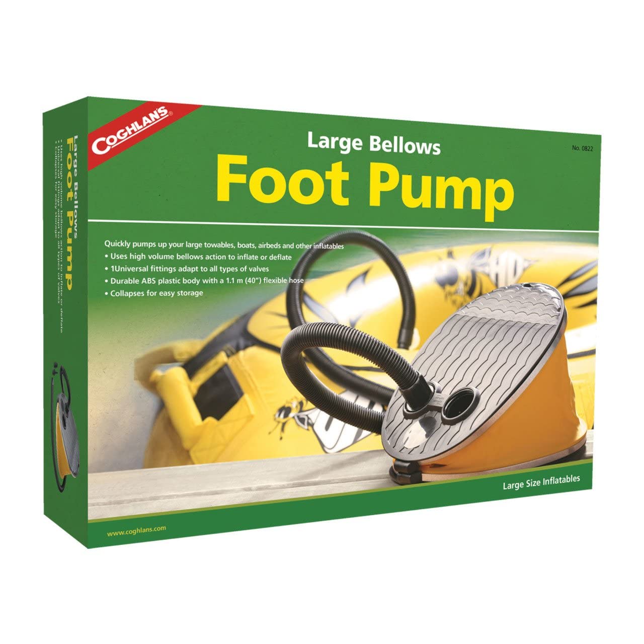 Coghlan's Bellows Foot Air Pump - Shop  Air Pumps at  Trekaline