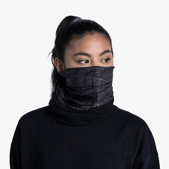 Buff Polar UV Neck Gaiter Embers Black