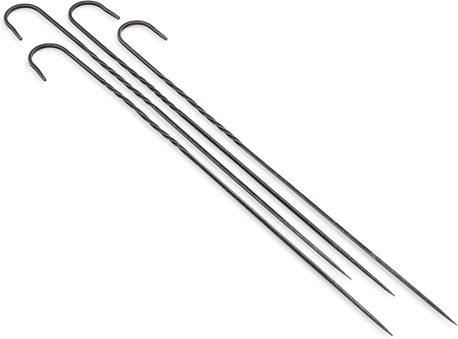Barebones Cowboy Grill Steel Skewers Set of 4 - Shop  Grill and Fire Pit Accessories at  Trekaline
