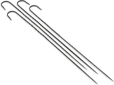 Barebones Cowboy Grill Steel Skewers Set of 4 - Shop  Grill and Fire Pit Accessories at  Trekaline