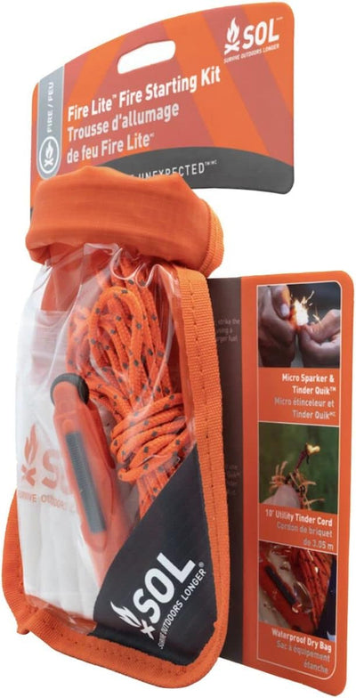 Survive Outdoors Longer Fire Lite Kit in Dry Bag