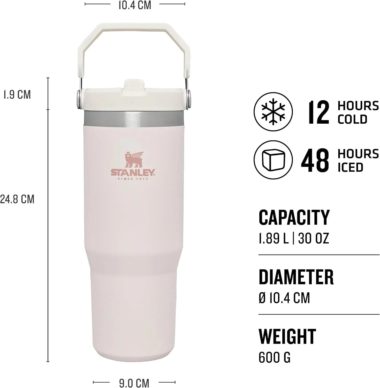 Stanley IceFlow Flip Straw Tumbler 30 oz - Shop  Tumblers at  Trekaline