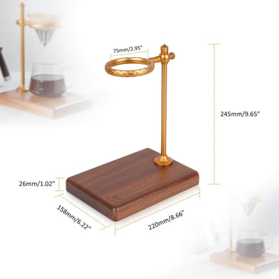 Muvna Walnut Wood Pour Over Coffee Stand