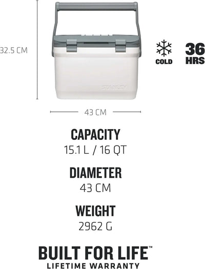 Stanley Adventure Easy Carry Outdoor Cooler 15L - Shop  Hard-sided Coolers at  Trekaline