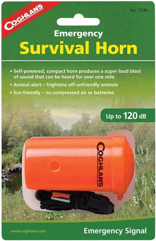 Coghlan's Emergency Survival Horn - Shop  Whistles at  Trekaline