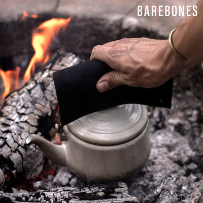Barebones Suede Leather Pot Holder Black - Shop  Cookware Accessories at  Trekaline