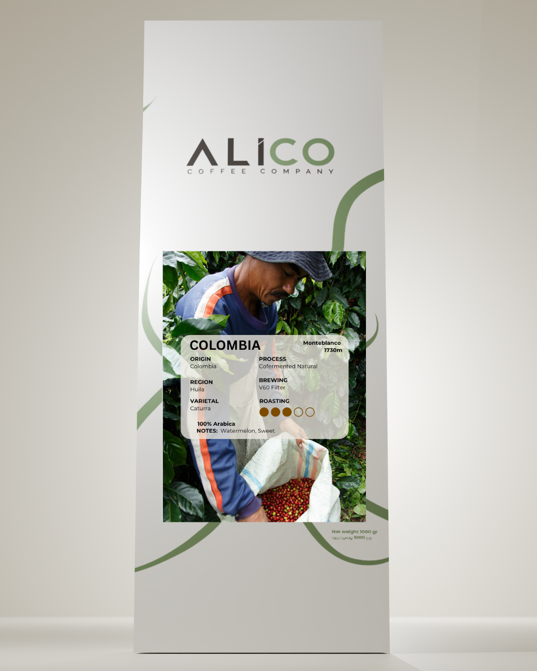 Alico Coffee Colombia Watermelon Co-Fermented