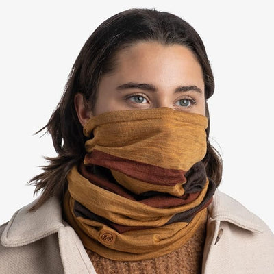 Buff Merino Move Multifunctional Neckwear - Solid Mustard
