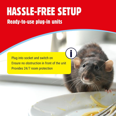 STV Big Cheese Mini-Sonic Mouse Repellent 3-Pack