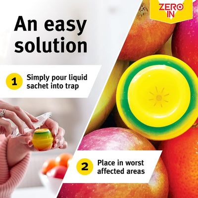 STV Zero In Fruit Fly Trap Twin Pack