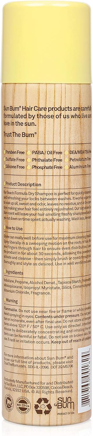Sun Bum Beach Formula Dry Shampoo