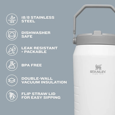 Stanley IceFlow Flip Straw Jug 64 oz - Shop  Tumblers at  Trekaline