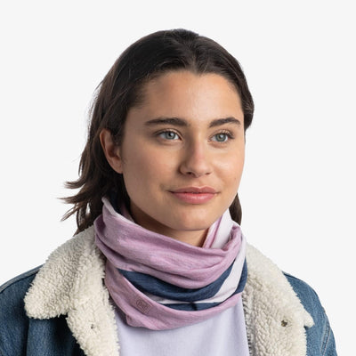 Buff Merino Move Multifunctional Neckwear - Pansy
