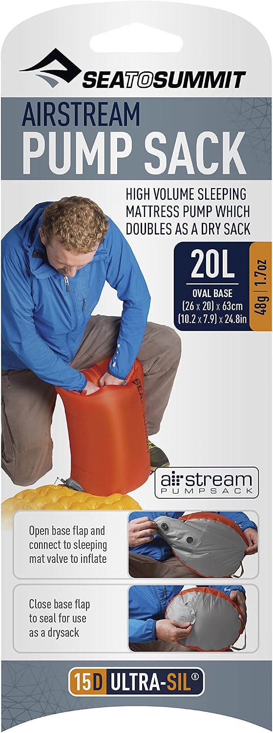 Sea to Summit Air Stream Pump Sack 20L - Shop  Air Pumps at  Trekaline