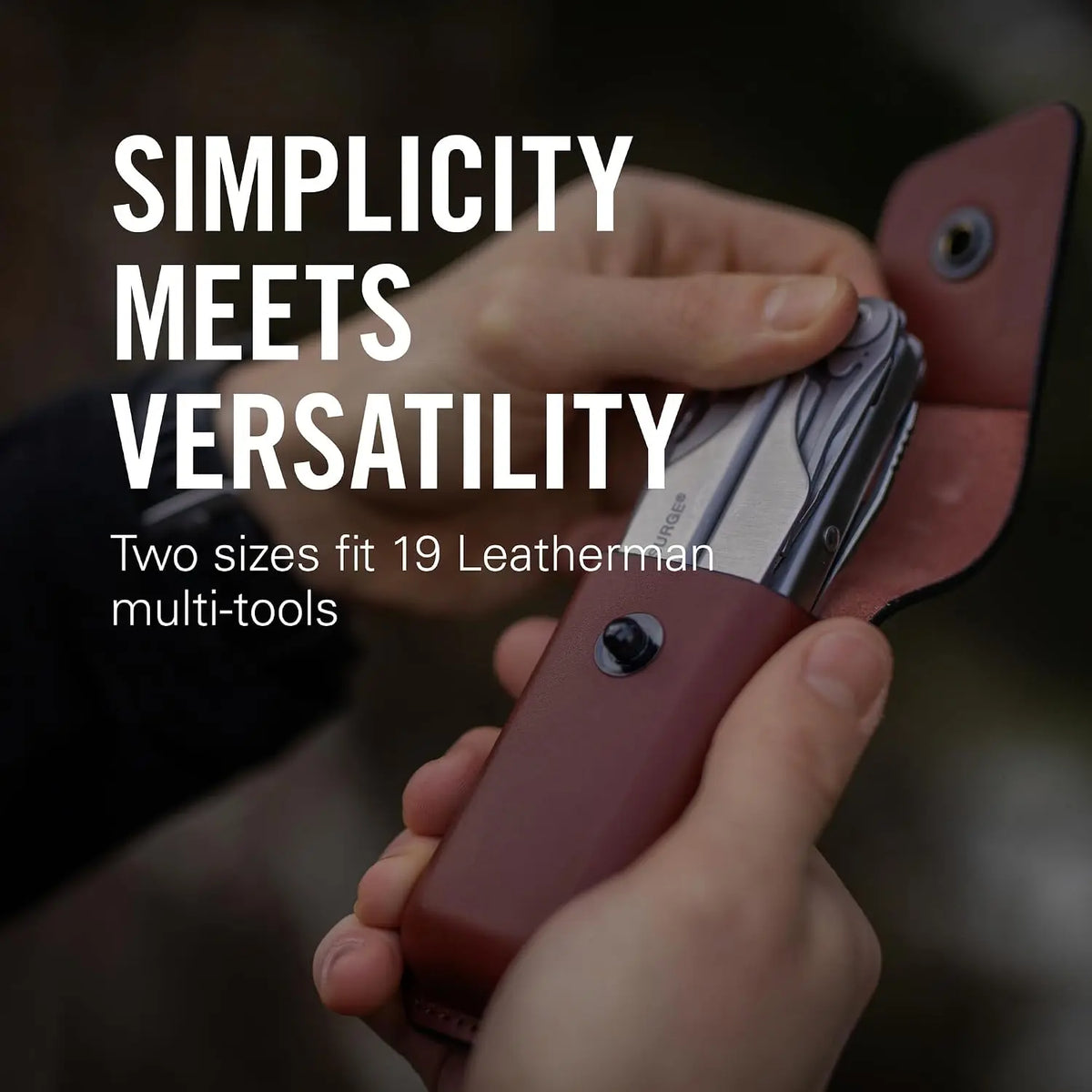 Leatherman Ainsworth EDC Premium Leather Sheath Brown - Shop  Multi-Tools at  Trekaline