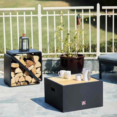 Bad Axe The Log Cabin Fire Pit - Shop  Fire Pits at  Trekaline