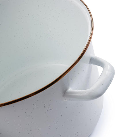 Barebones Enamel Eggshell Stock Pot 7.5L - Shop  Cook Pots at  Trekaline