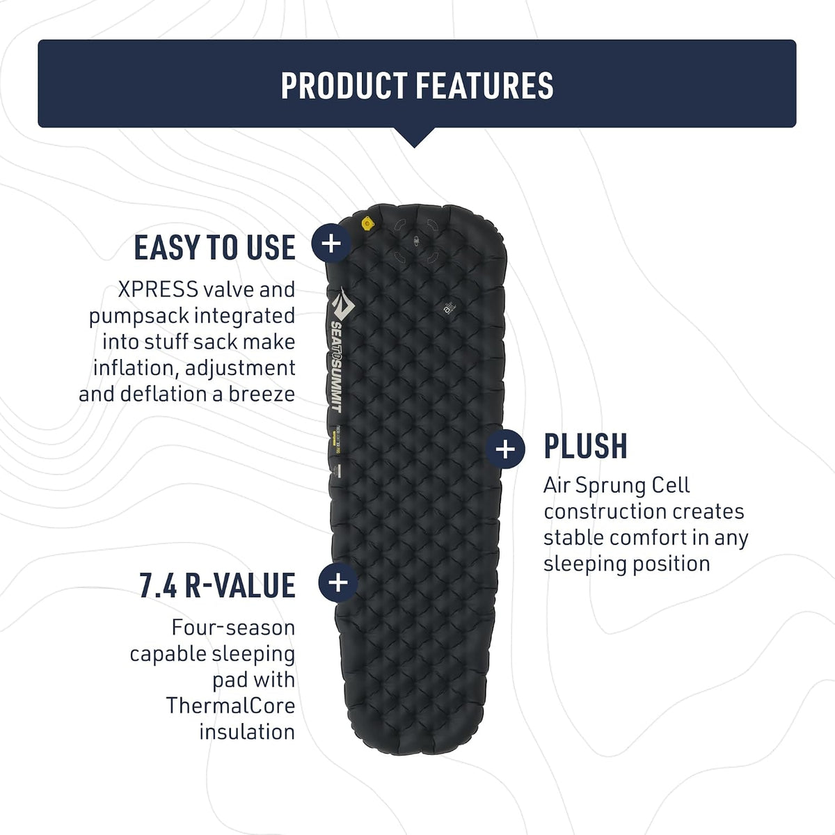 Sea to Summit Ether Light XR Pro Insulated Air Sleeping Pad - Shop  Camp Mattresses at  Trekaline